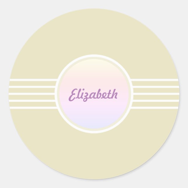 Sellos para sobres Retro Glam Gold y Opal (Anverso)