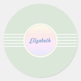 Sellos para sobres Retro Glam Mint Green y Opal