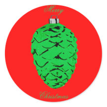 Sellos para sobres rojos de maíz verde