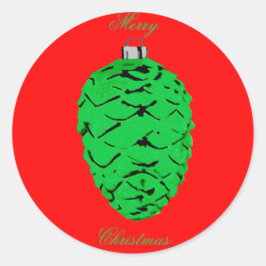 Sellos para sobres rojos de maíz verde