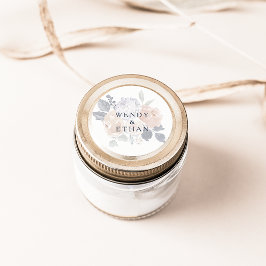 Sellos para sobres simples de Boda floral rústico