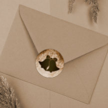 Sellos para sobres Vintage Brown Bells