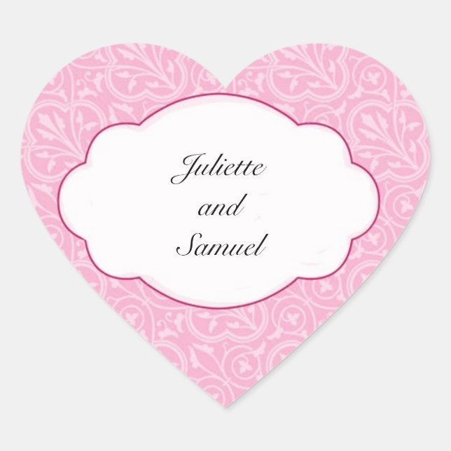 Sellos para sobres y Pegatinas del corazón (Anverso)