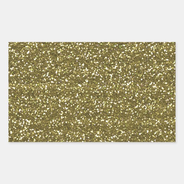 Sellos Purpurinas de oro en blanco elegante (Anverso)