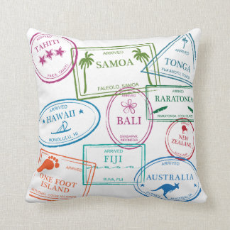 Sellos Tropical Passport 20 x 20" de almohada