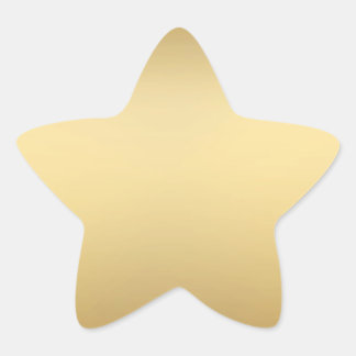 Sellos Y Pegatinas De La Estrella Del Oro