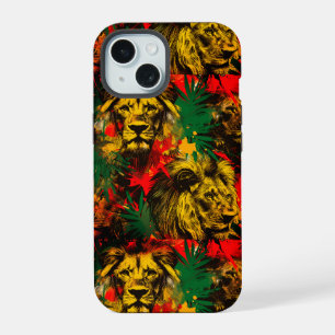 Selva abstracta Rasta León Un Amor Reggae Jamaica