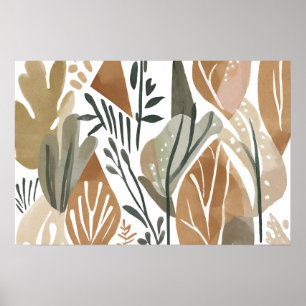 Selva Boho Estilo del arte botánico Simple Moderno