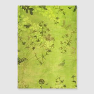 Selva natural verde Flores silvestres mariposa