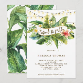 Selva tropical dulce invitación a 16 fiestas