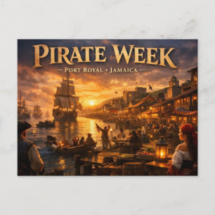 Semana de piratas de Jamaica port royal postal