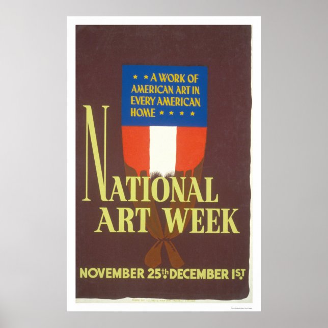 Semana Nacional del Arte 1941 WPA (Frente)