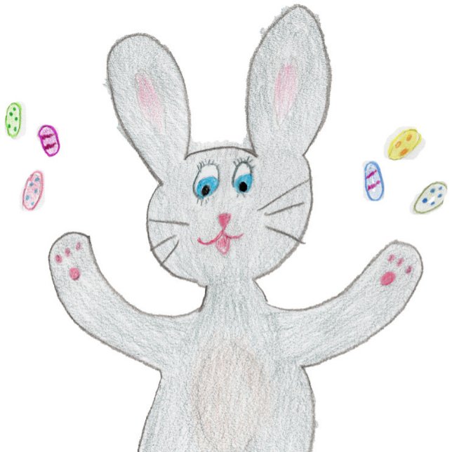 Semana Santa - Bunny gris - Tarjeta (Subido por el creador)