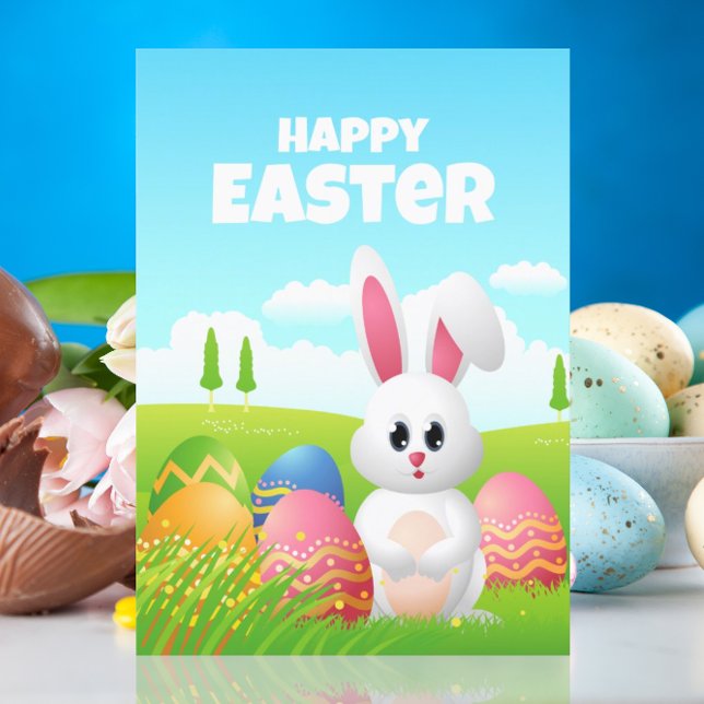 Semana Santa | Tarjeta de felicitación de conejo P (Subido por el creador)