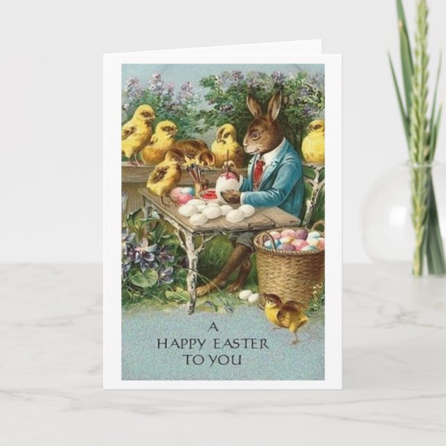 Semana Santa! Tarjeta de felicitación de Pascua de (Anverso)