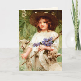 Semana Santa. Tarjeta de Pascua Bella Artes