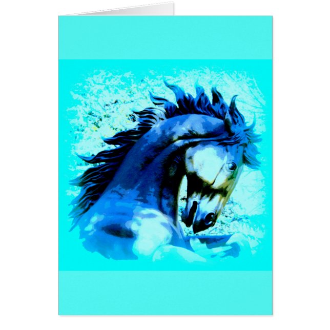 semental de mustang azul (Frente)