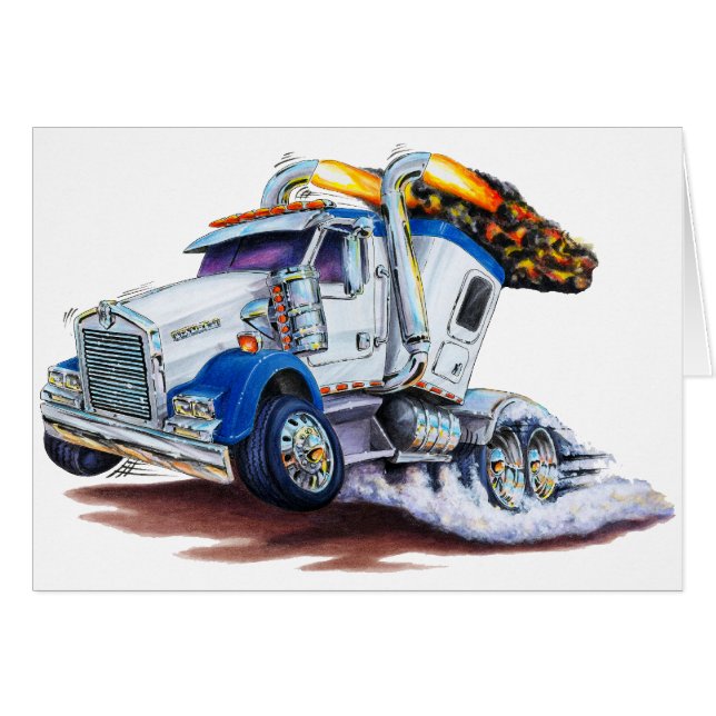 Semi camión con Sleepercab (Anverso (Horizontal))