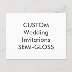 SEMI-GLOSS 110lb 5,5" x 4,25" Invitaciones a matri