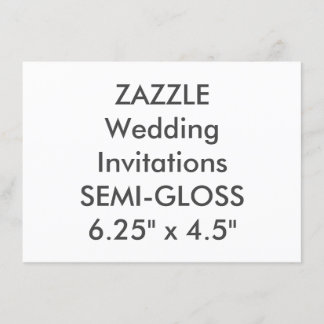 SEMI-GLOSS 110lb 6.25" x 4.5" Invitaciones a matri