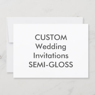 SEMI-GLOSS 110lb 6.25" x 4.5" Invitaciones a matri