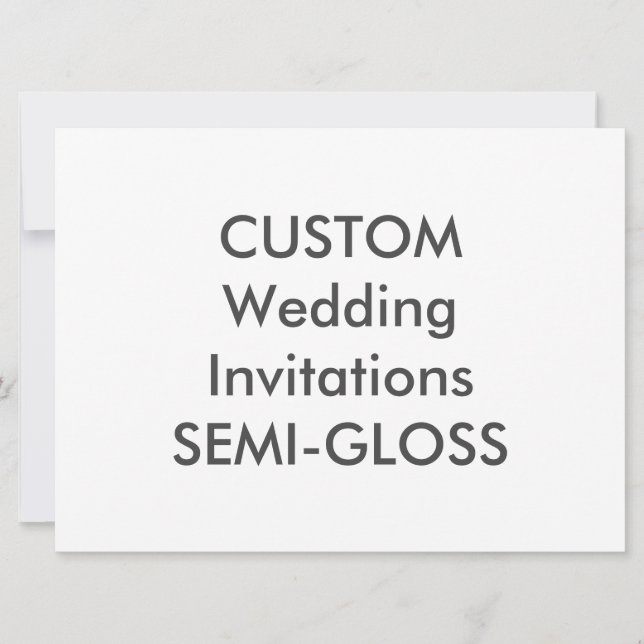 SEMI-GLOSS 110lb 8.75" x 6.5" Invitaciones a matri (Anverso)