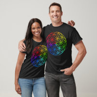 Semilla Sagrada De Geometría De Camiseta De Vida