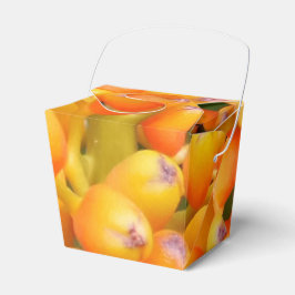 Semillas de flores sacan caja de favor