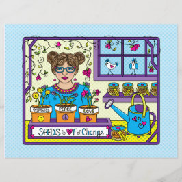 Semillas De La Hoja De Papel De Change_Flat 11"x8.