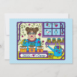 Semillas de la tarjeta Change_Flat 7"x5"