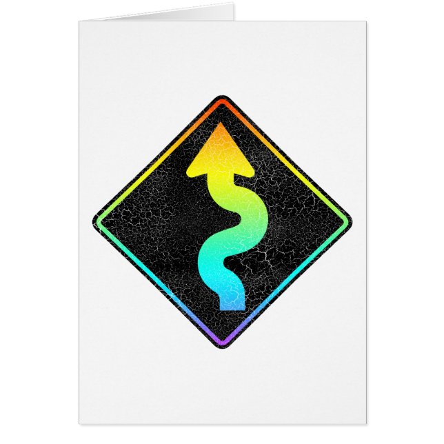 seña de la calle de la calle curva (Frente)