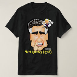 Senador Mitt Romney- La camiseta de Toon Tee de Bu