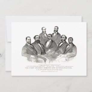 Senador y representantes de primer color
