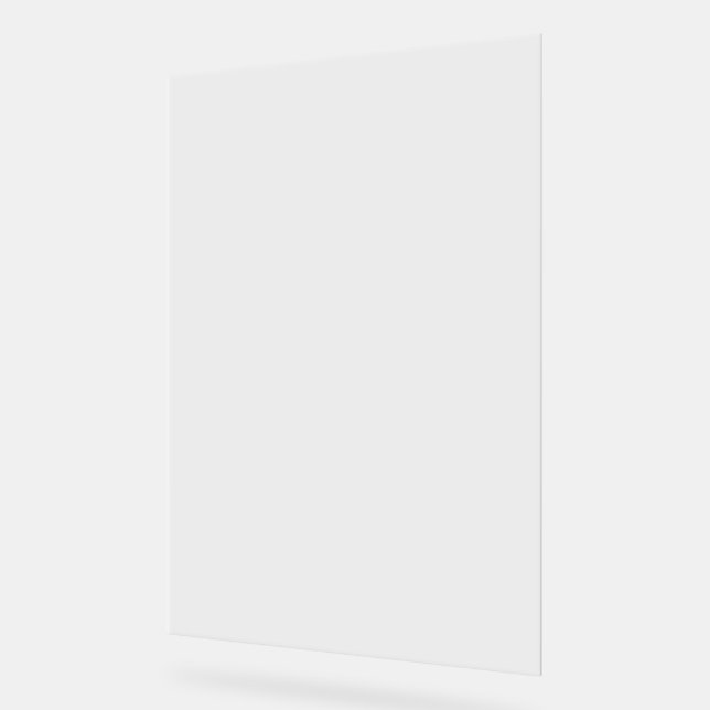 Señal Acrílica 20" x 30" Acrylic Table Sign for Any Occasion (Ángulo)