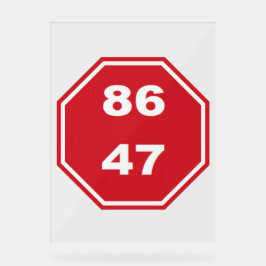 SEÑAL ACRÍLICA 8647