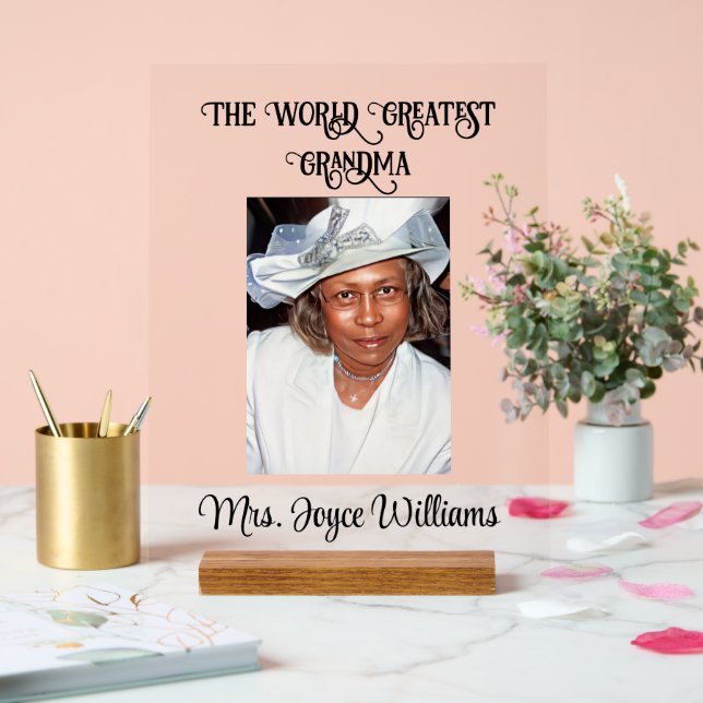 Señal Acrílica Abuela (Boda)