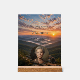 Señal Acrílica Acrylic conmemorativo personalizado de la vista de
