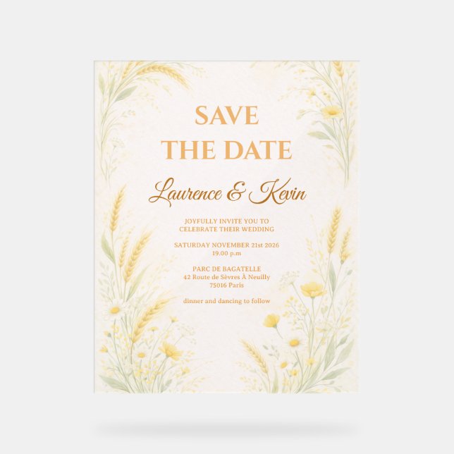 Señal Acrílica Acrylic Sign (Anverso)