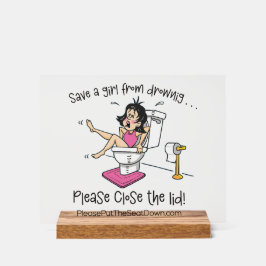 Señal Acrílica Acrylic Sign