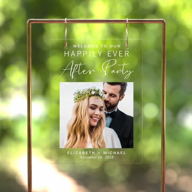 Señal Acrílica Afortunadamente después de la bienvenida de la rec (Subido por el creador)