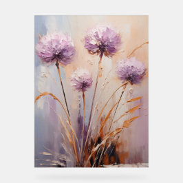 Señal Acrílica Allium - Inpasto Floral