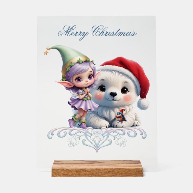 Señal Acrílica Amigos en un mundo de fantasía (Anverso)