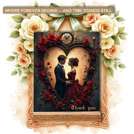 Señal Acrílica Amor Atemporal – Colección de Boda Victoriana Góti