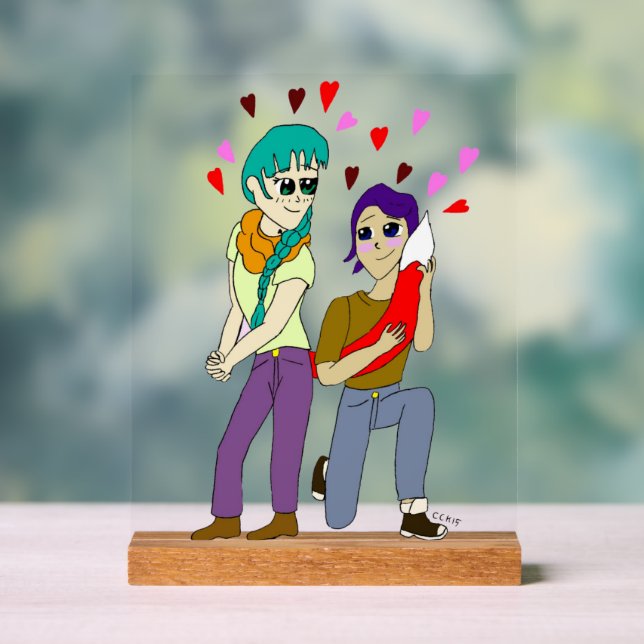 Señal Acrílica amor de cola (Neutral )