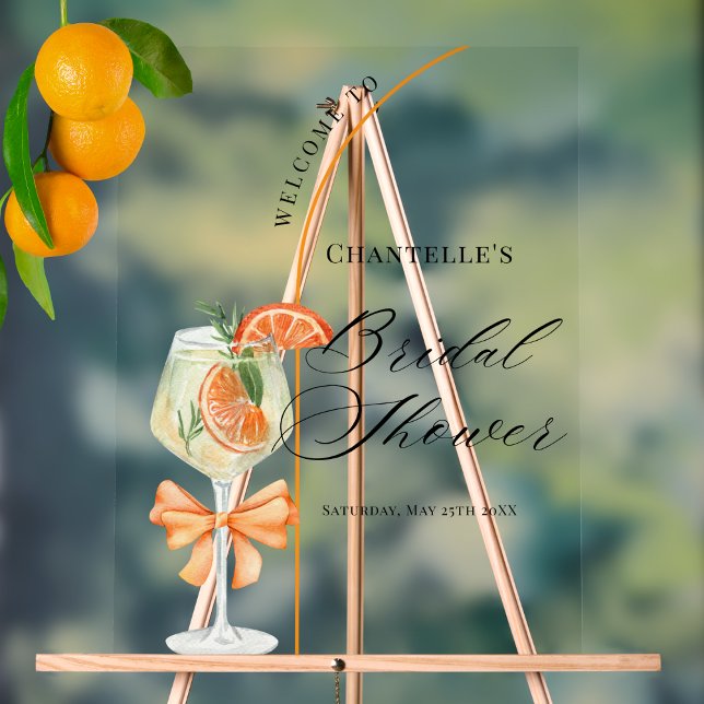 Señal Acrílica Amor En La Primera Bienvenida De Spritz Bridal Sho (Subido por el creador)