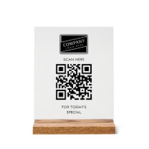 Añadir el código QR y el menú del logotipo comerci
