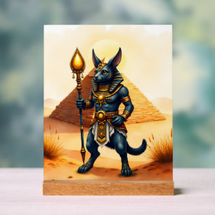 Señal Acrílica Anubis personalizado - Dios egipcio de la vida des