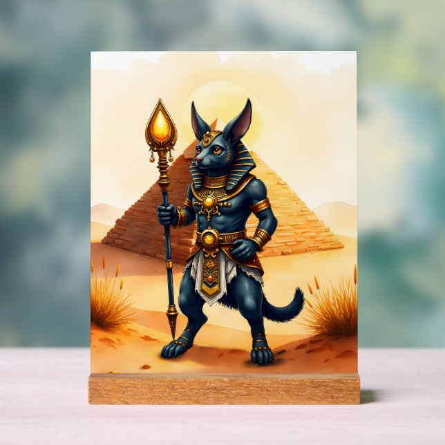 Señal Acrílica Anubis personalizado - Dios egipcio de la vida des (Neutral )