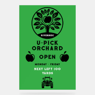 Señal Acrílica Apple Farm U- Elegir promoción