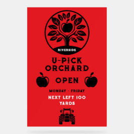 Señal Acrílica Apple Farm U- Elegir promoción
